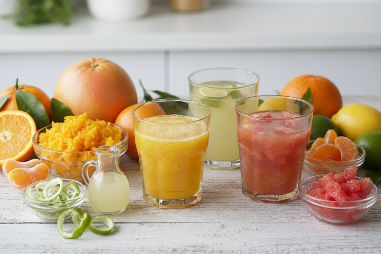 Jugos cítricos y Pulpas de fruta