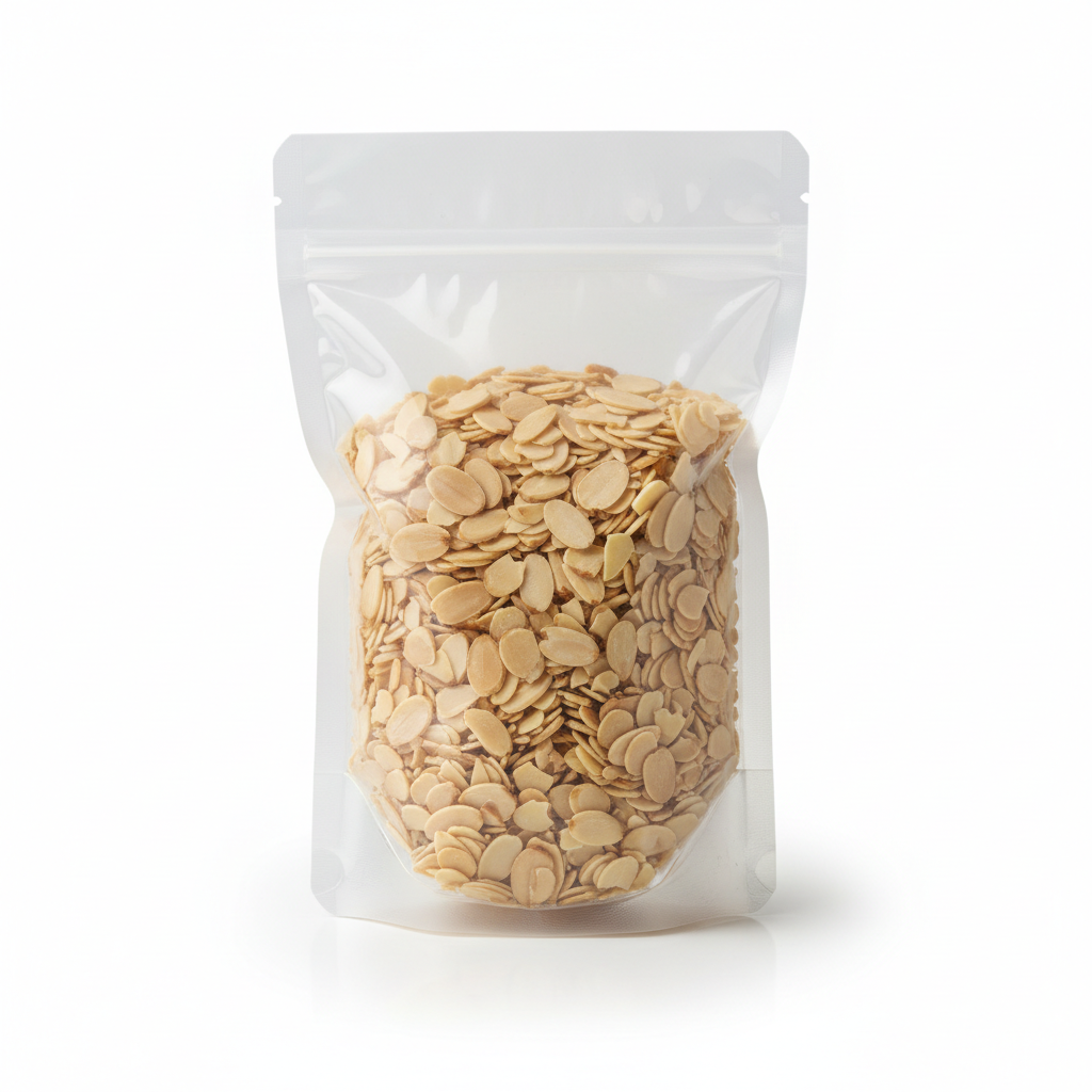 Almendra fileteada 1Kg bolsa transparente
