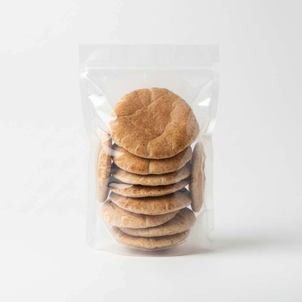 Pan pita integral 1Kg doypack transparente