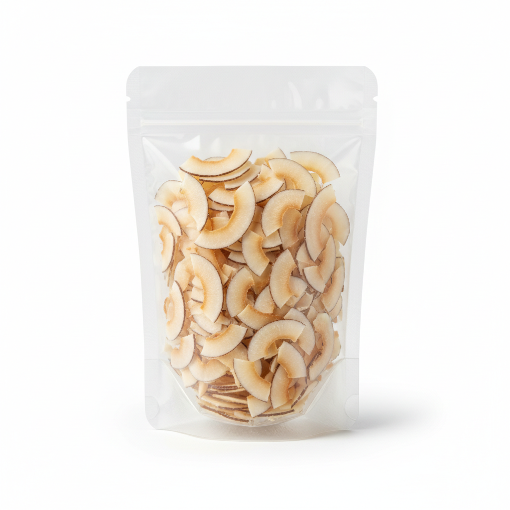 Chips de coco 500g doypack transparente