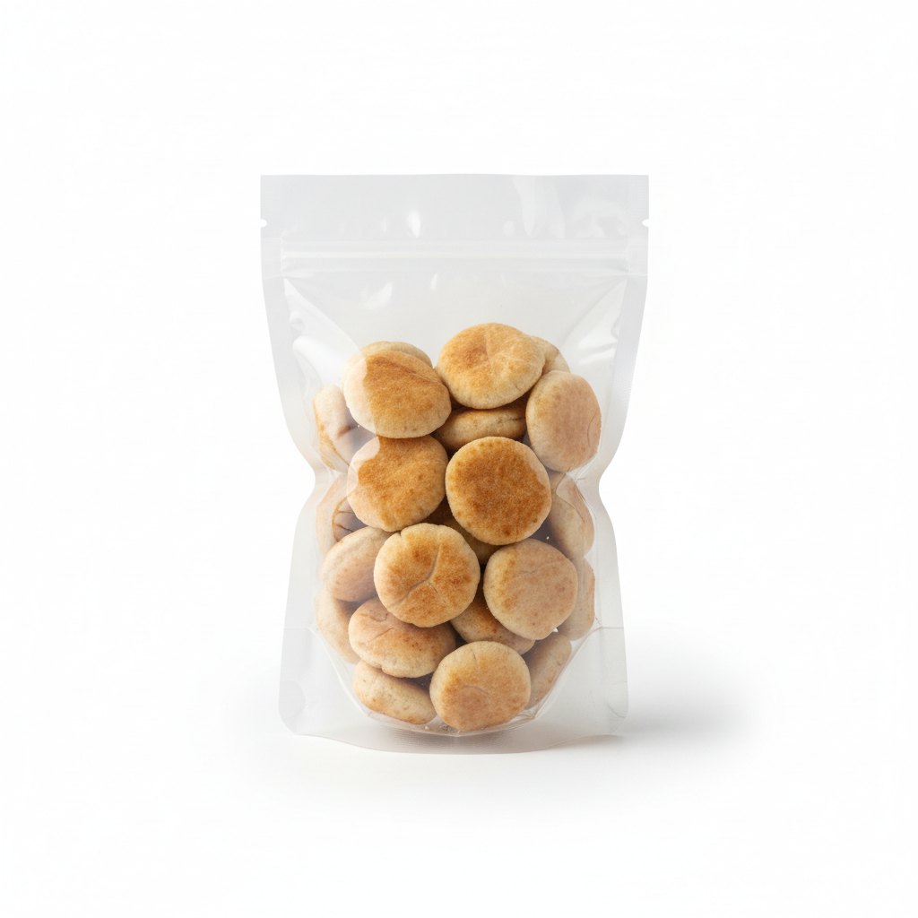 Pan pita boquitas 1Kg doypack transparente