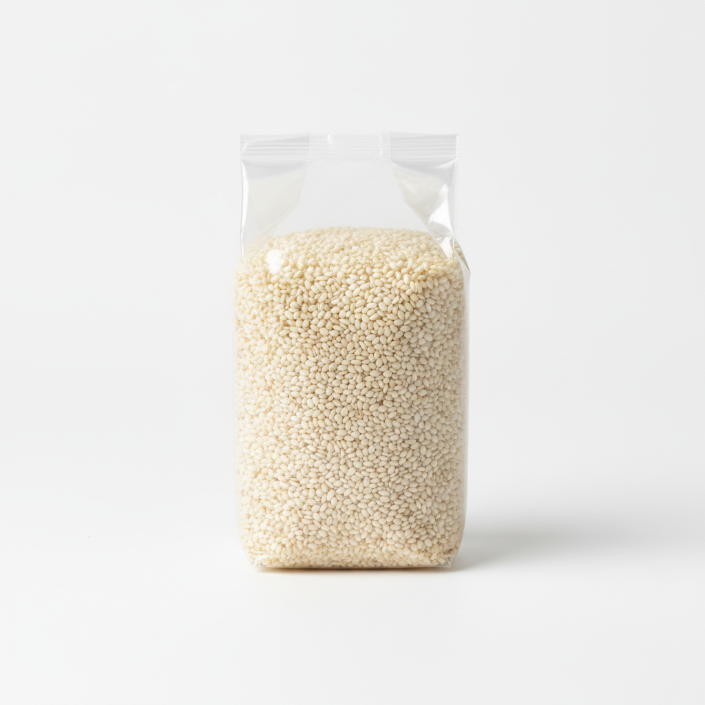 Ajonjolí blanco 1Kg bolsa transparente